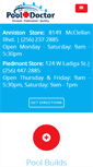 Mobile Screenshot of pooldoctorcustompools.com